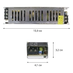 Блок живлення 12В 60Вт 5А STR-60 IP20 Slim перфорований 11670
